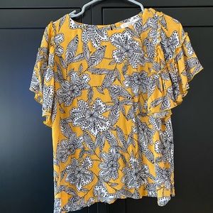 The loft floral blouse